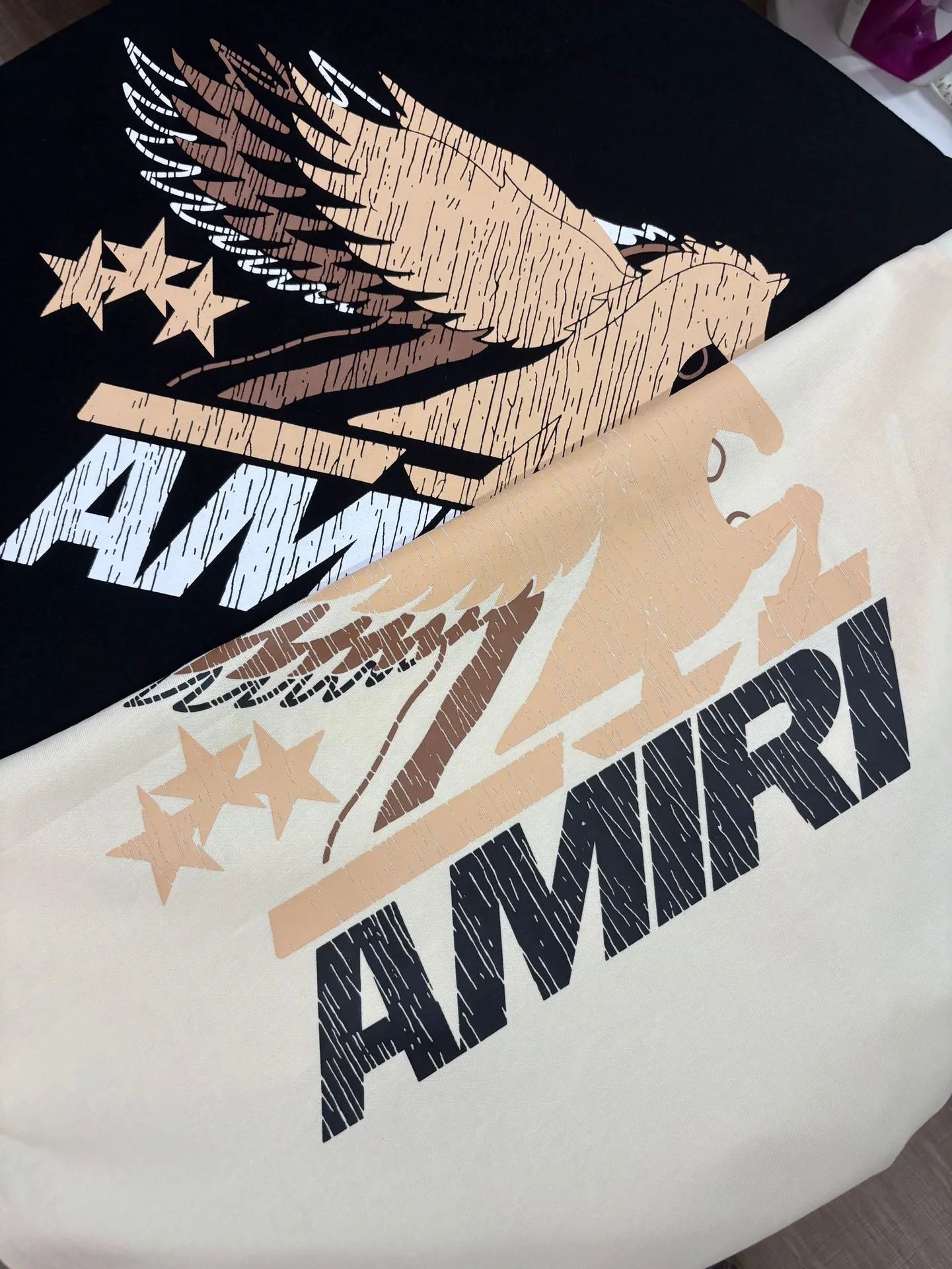 Amiri Hollywood Arch Logo Black T-Shirt - 21