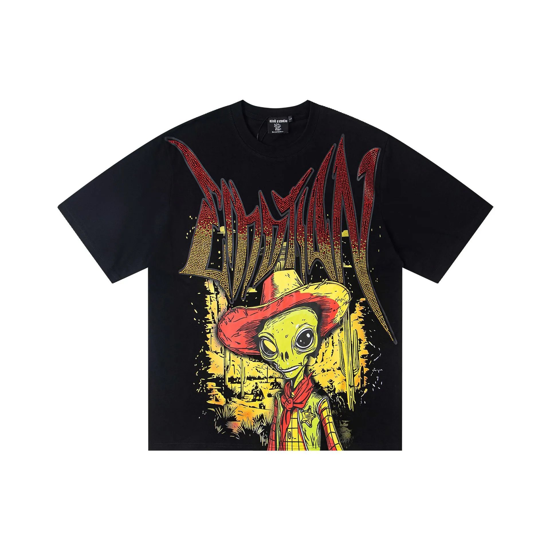 Hellstar Studios Lizard Rider Black T-Shirt - 15
