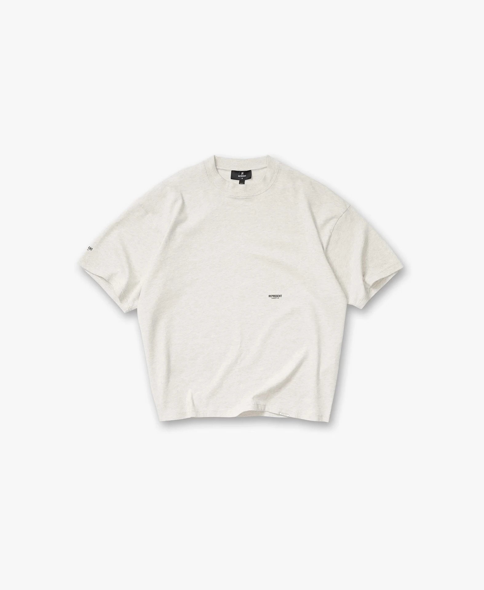 Rhude Logo Embroidered Oversized Polo Cream Polo Shirt - 4