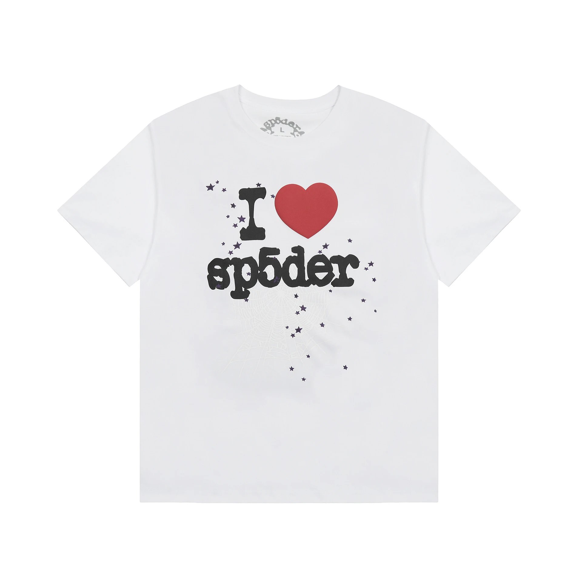 SP5DER Spider 5 Logo Blue T-Shirt - 6