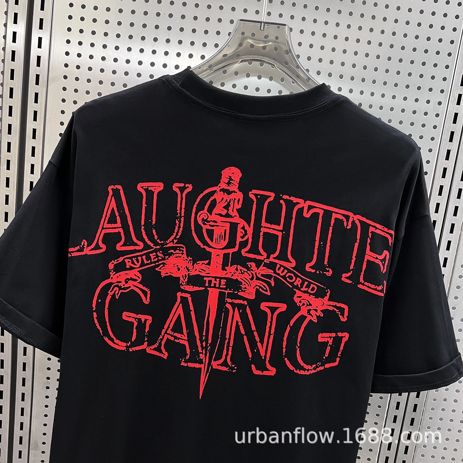 Design UFO Graphic Print Black T-Shirt - 9