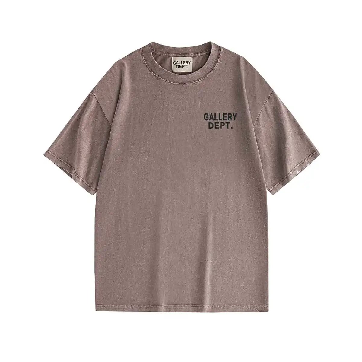 Gallery Dept. Washed Gray Logo T-Shirt - 37