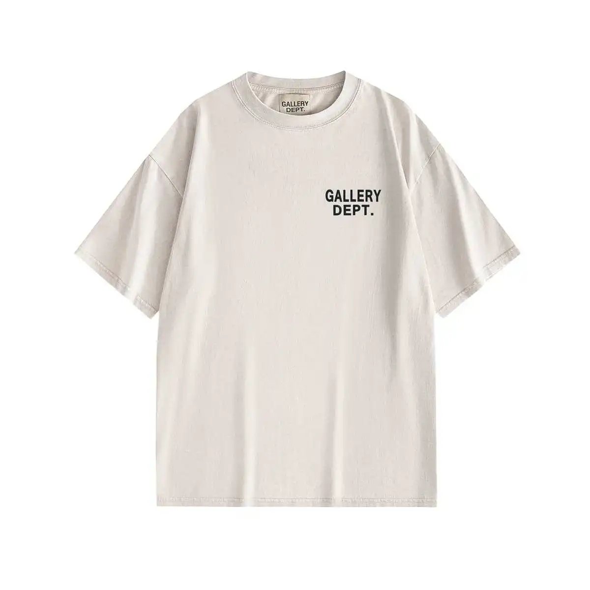 Gallery Dept. Washed Gray Logo T-Shirt - 39