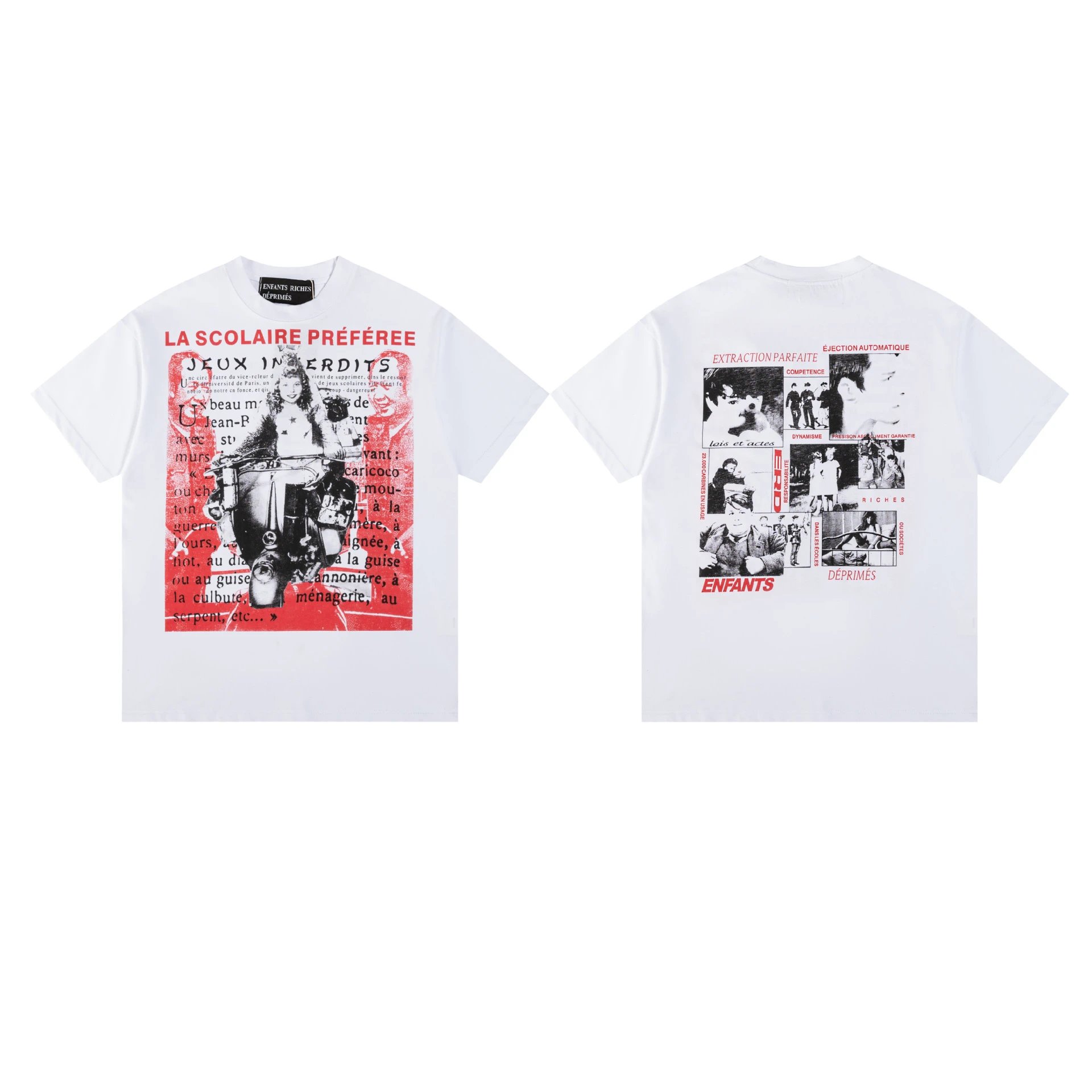Enfants Riches Déprimés Graphic Print Black T-Shirt - 7
