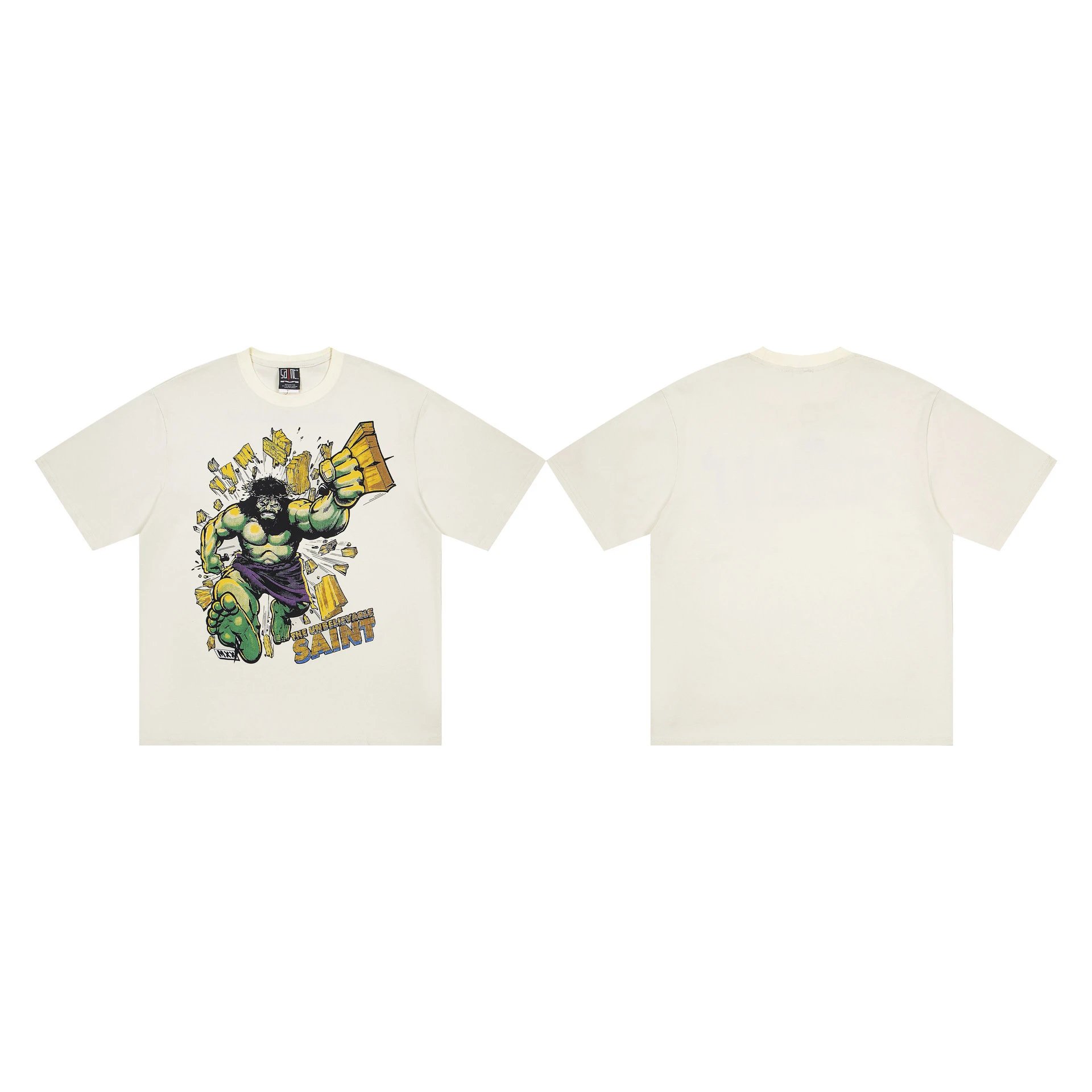 Design Saint x Friends TV Show Graphic Print White T-Shirt T-Shirts - 10