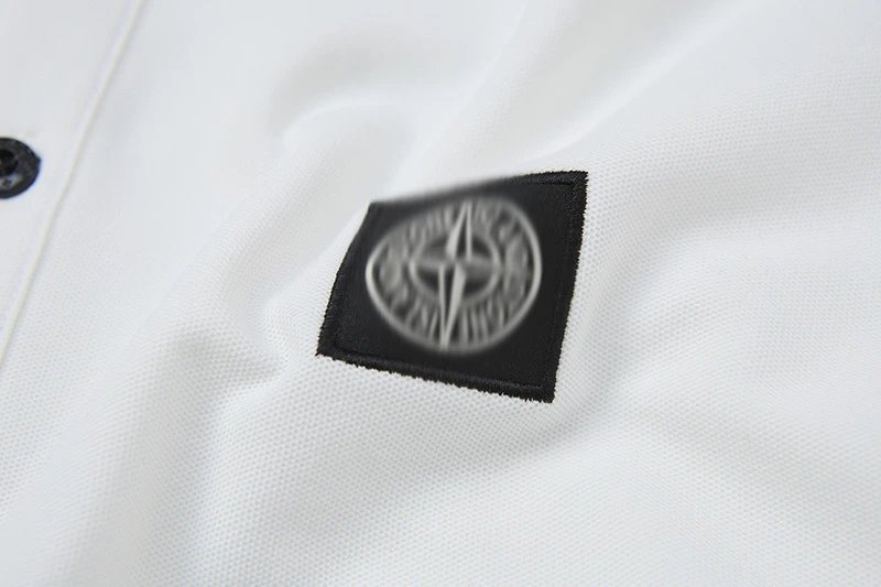 Design Long Sleeve Polo Navy Blue Tops Polo - 13
