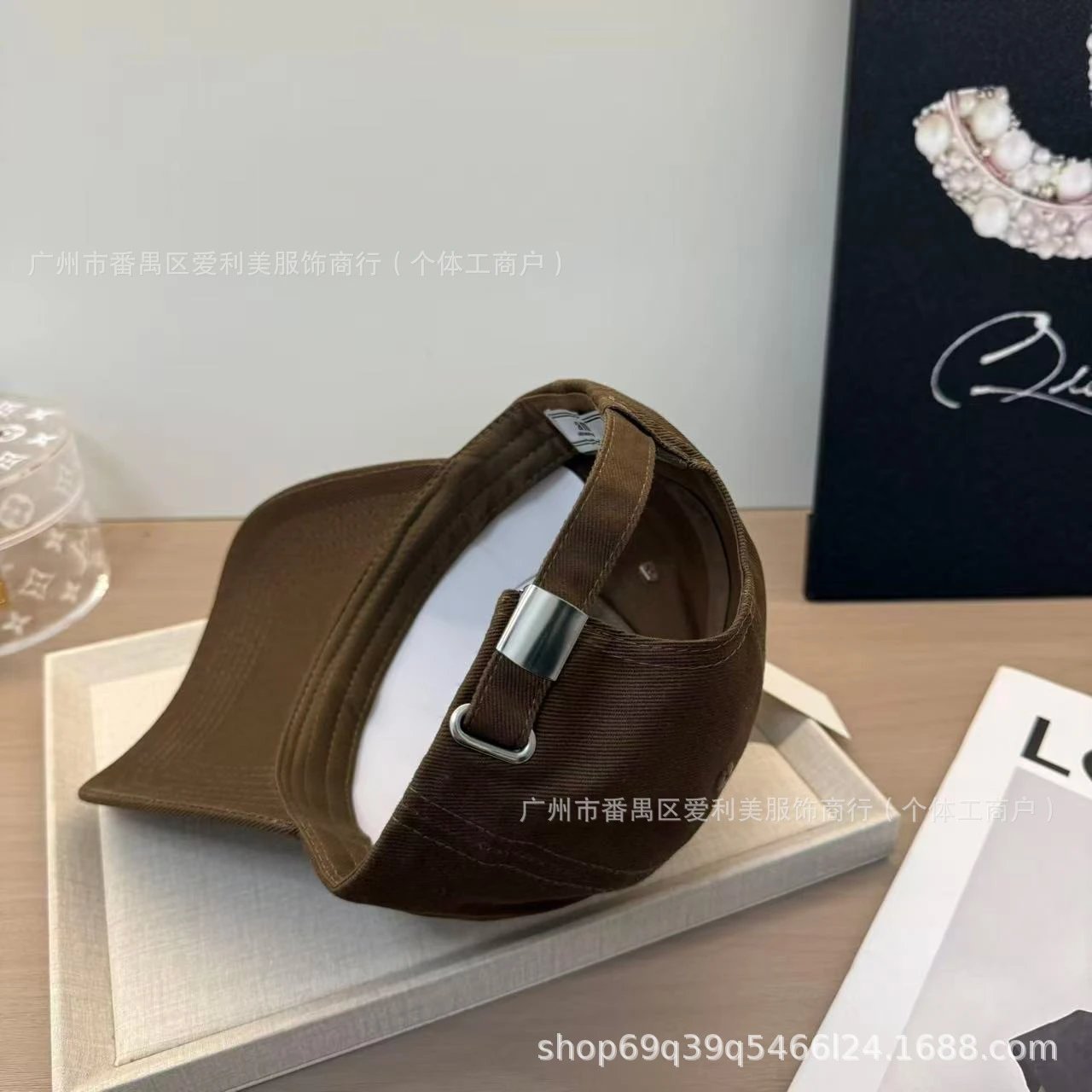 Alexander McQueen AM Logo Beige Baseball Cap - 28