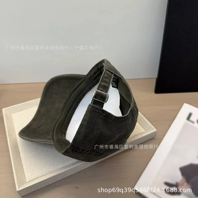 Unbranded Hats Washed cotton baseball cap with embroidered linked-circle motif product detail image 17