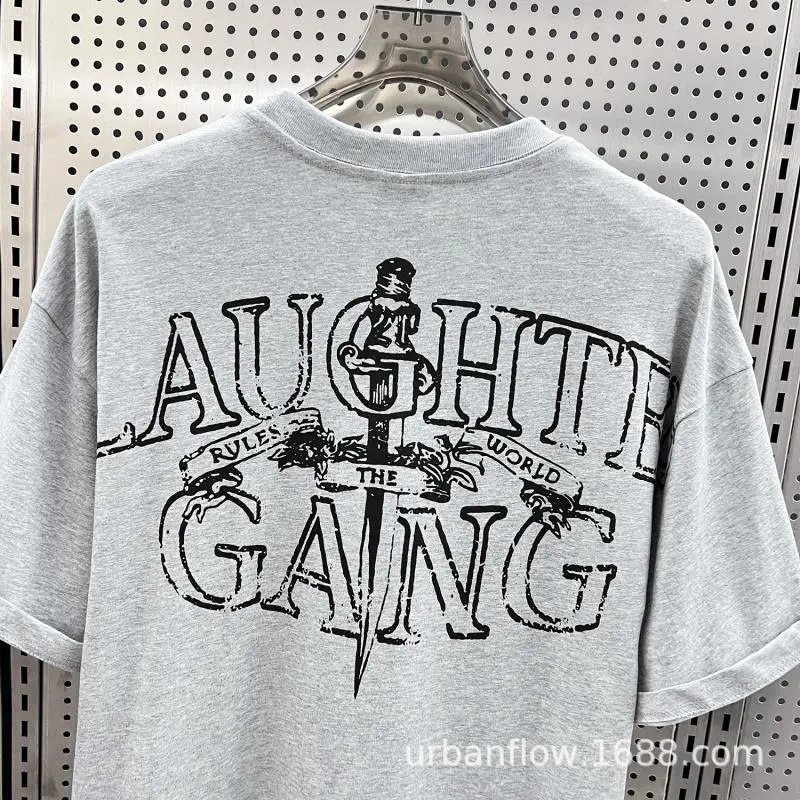 Design UFO Graphic Print Black T-Shirt - 5