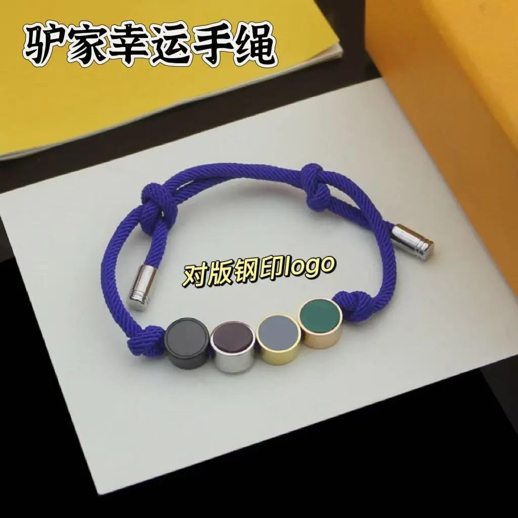 Design Lucky Donkey Rope Bracelet Pink Multicolor Bracelets Jewelry - 6