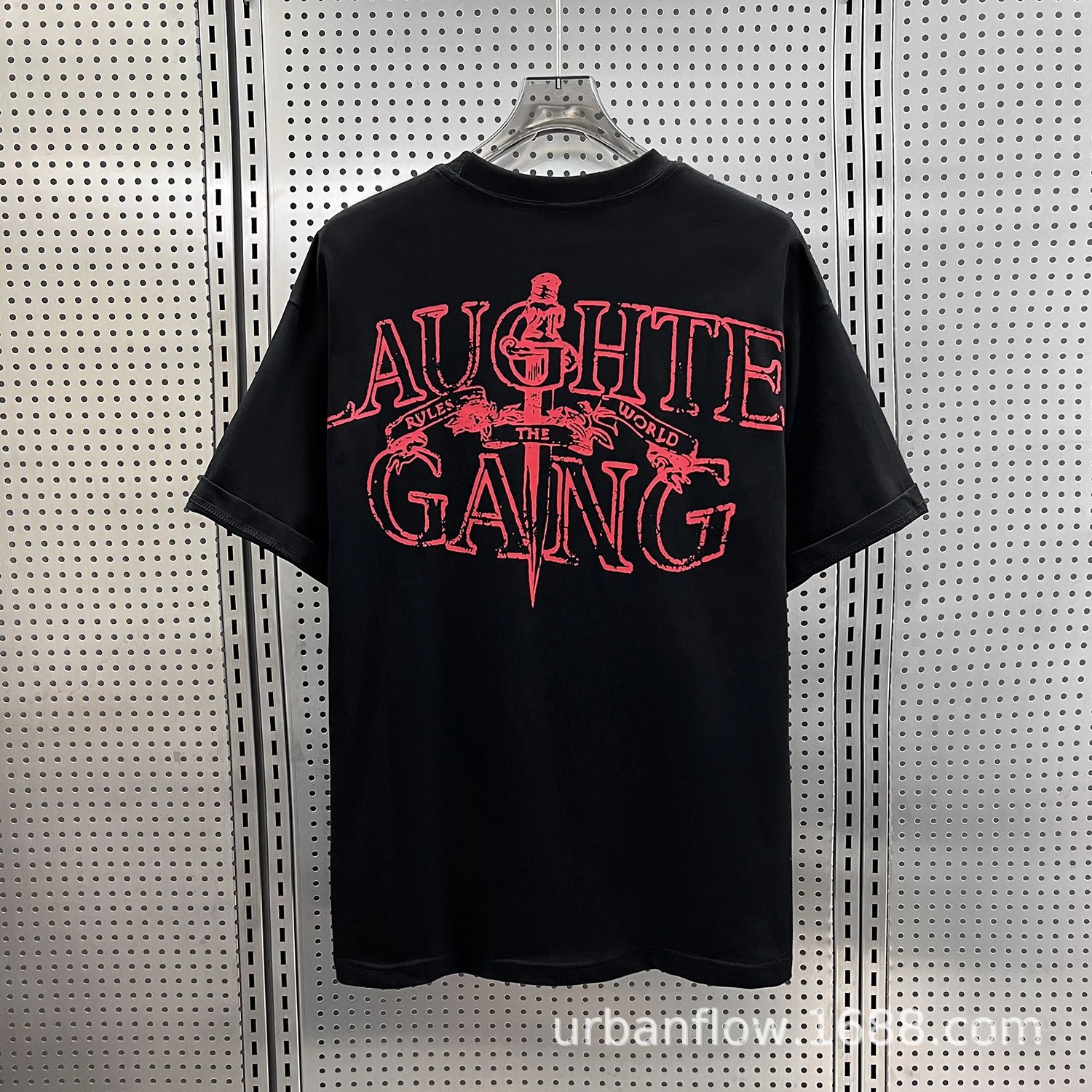 Design UFO Graphic Print Black T-Shirt - 12