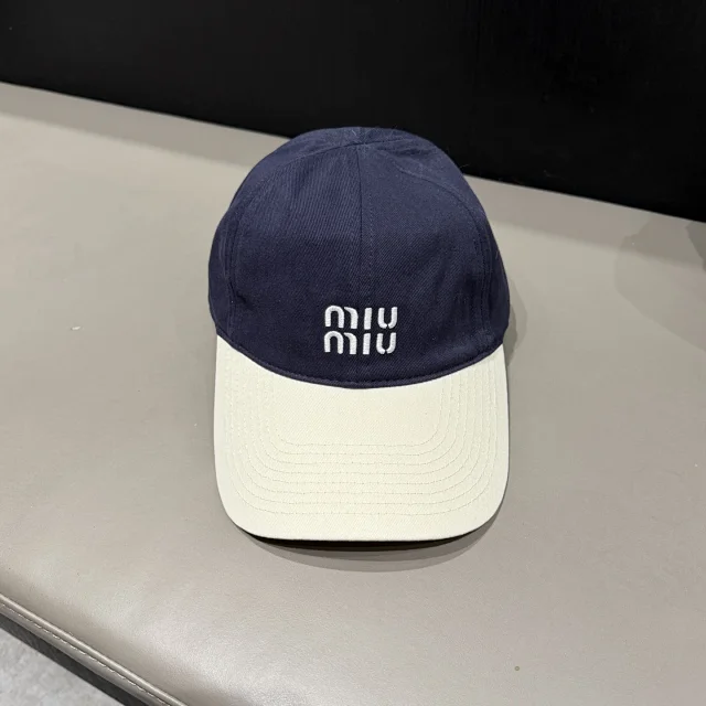 Miu Hats Distressed Logo Baseball Cap product detail image 29