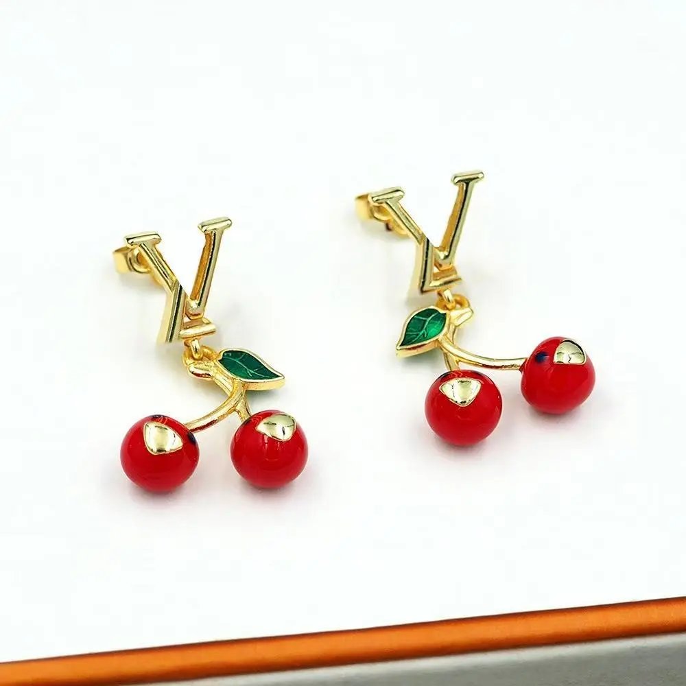 Valentino VLogo Cherry Charm Gold-Tone Bracelet Jewelry - 8