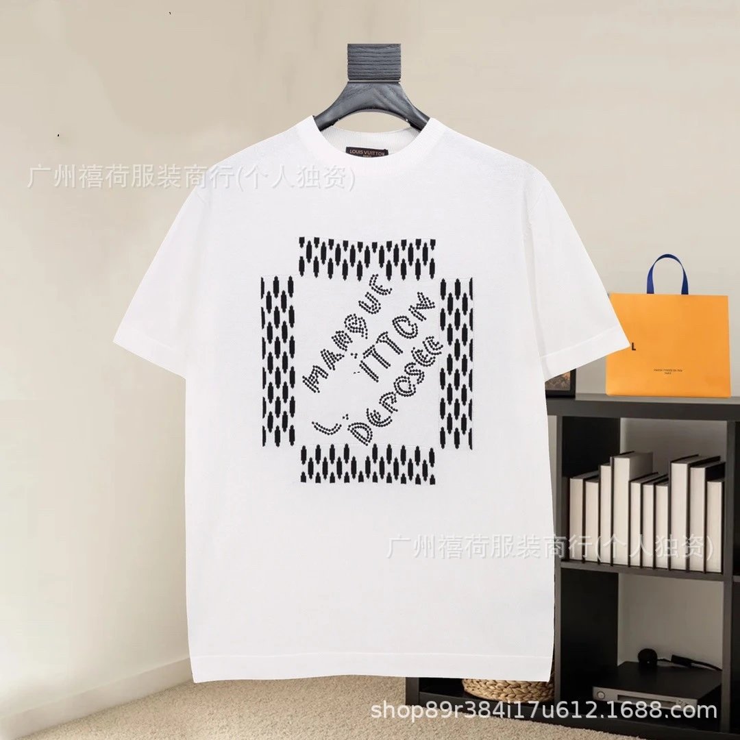 Design Abstract Face Print White T-Shirt - 22