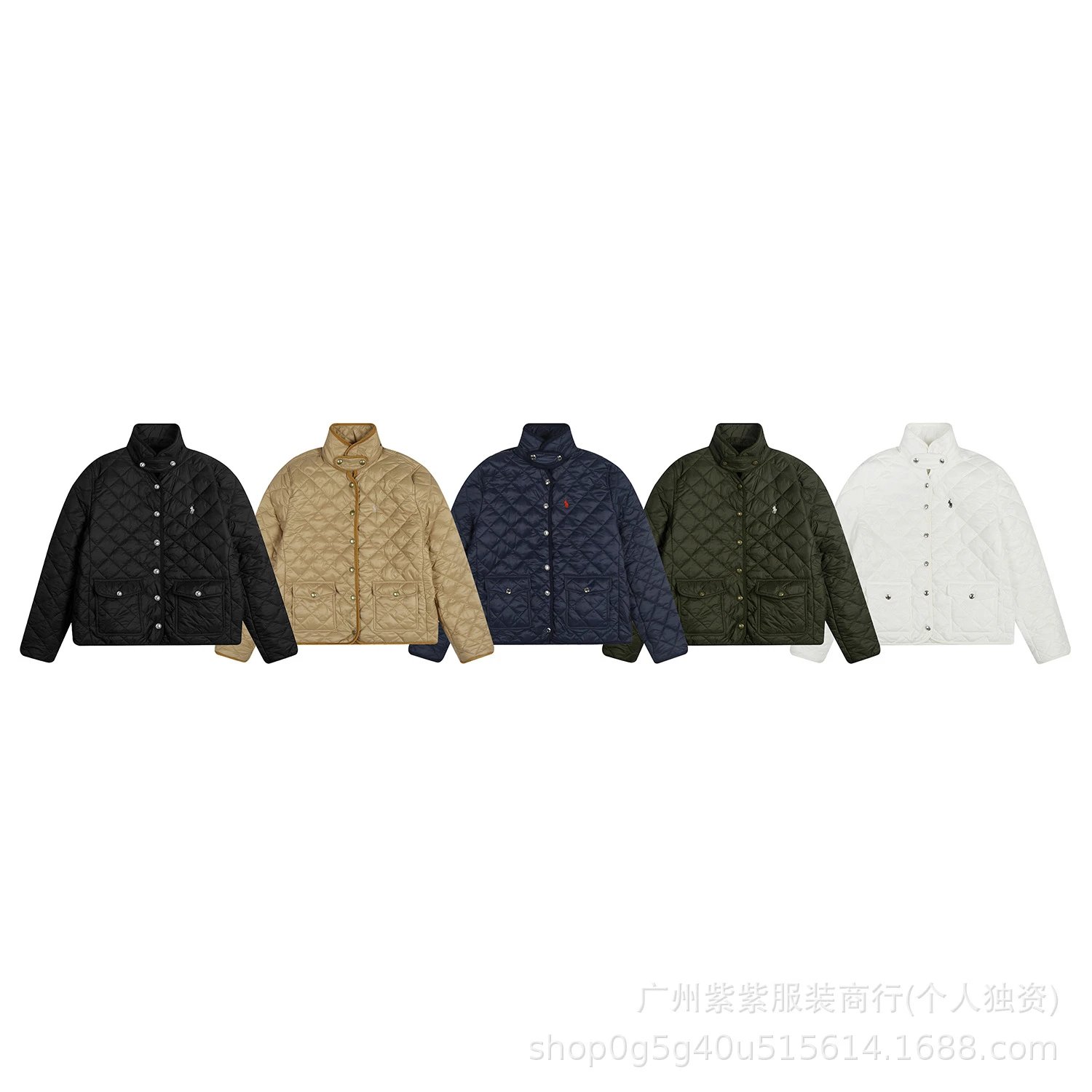 Polo Ralph Lauren Quilted Diamond Stitch Jacket Navy - 3