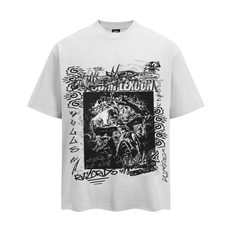 Hellstar I Survived the Hellstar Graphic T-Shirt White - 21