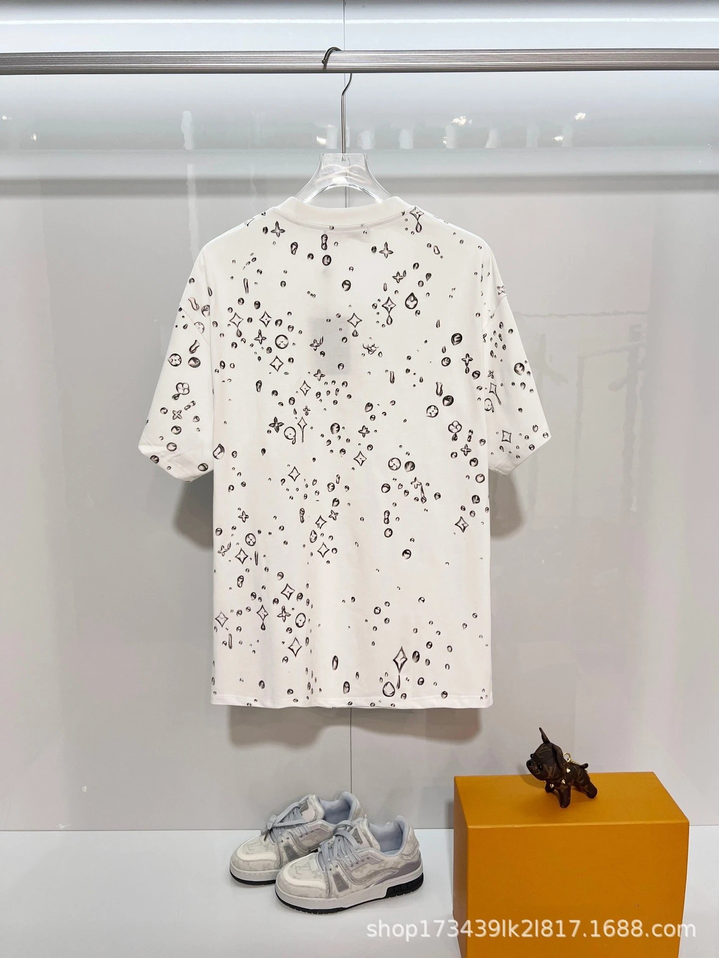 Valentino V Logo Embroidered Black T-Shirt - 9