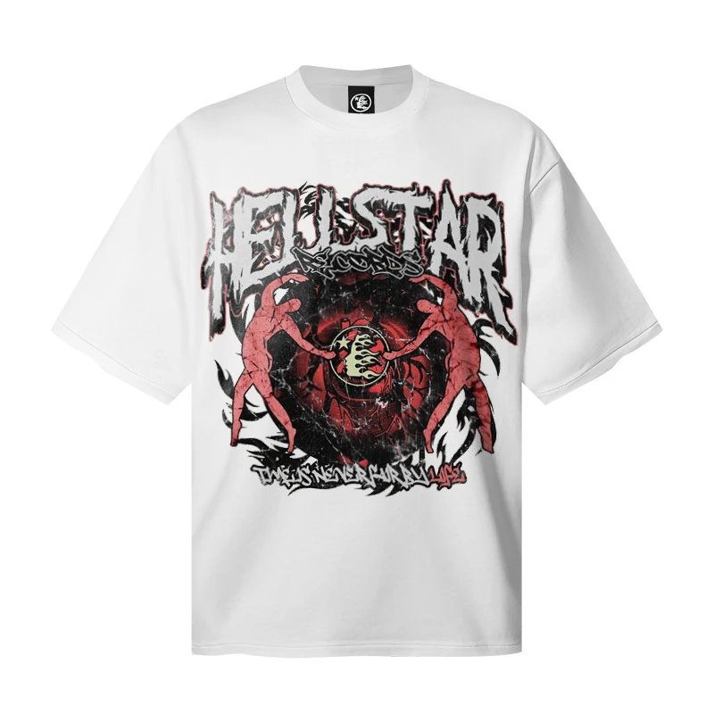 Hellstar I Survived the Hellstar Graphic T-Shirt White - 29