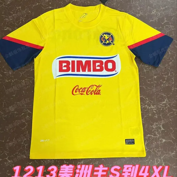 AC Milan Club América 2023-24 Home Jersey Yellow Jersey - 1