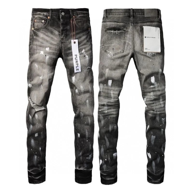 Amiri Acid Wash Distressed Slim Fit Jeans - 8