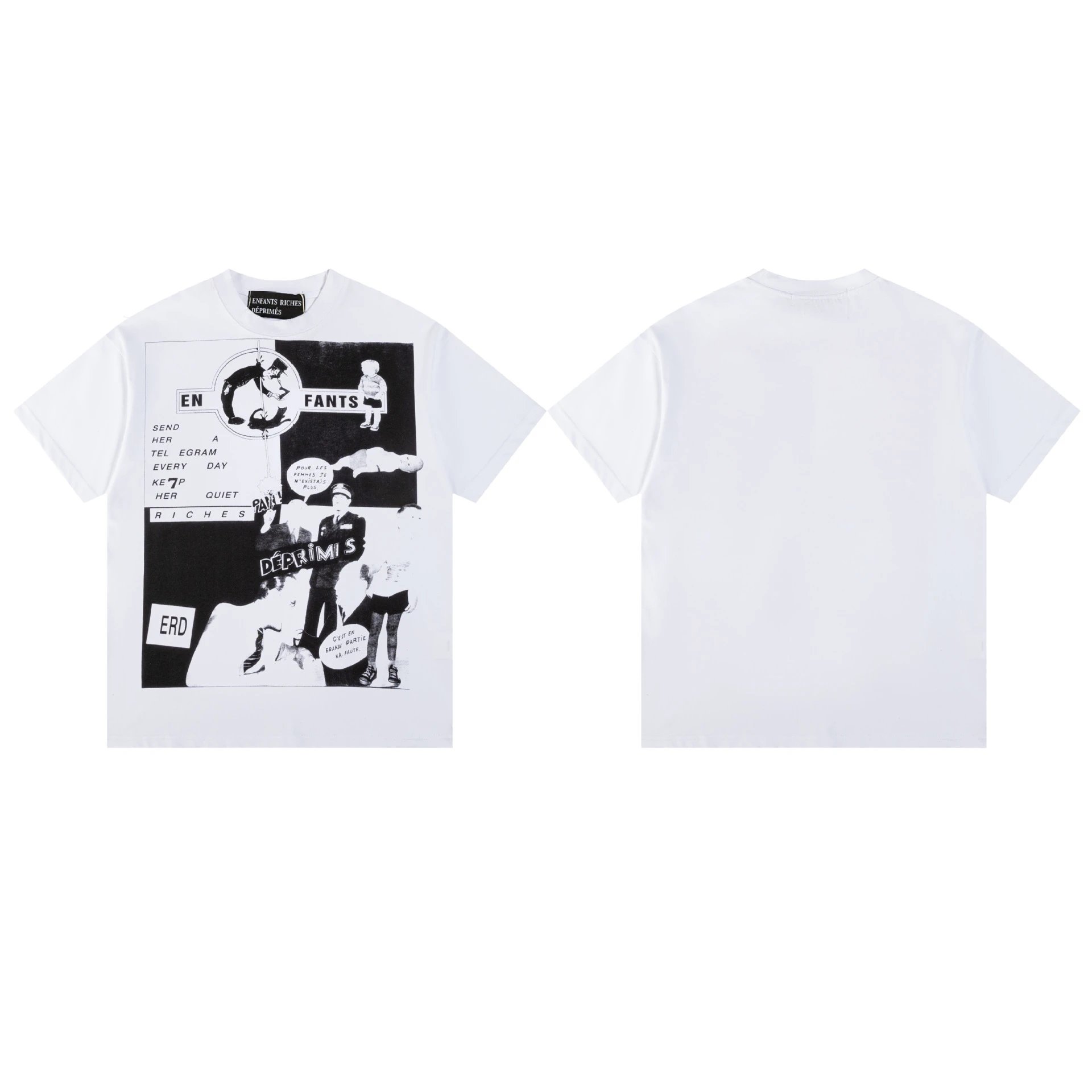 Enfants Riches Déprimés Graphic Print Black T-Shirt - 10