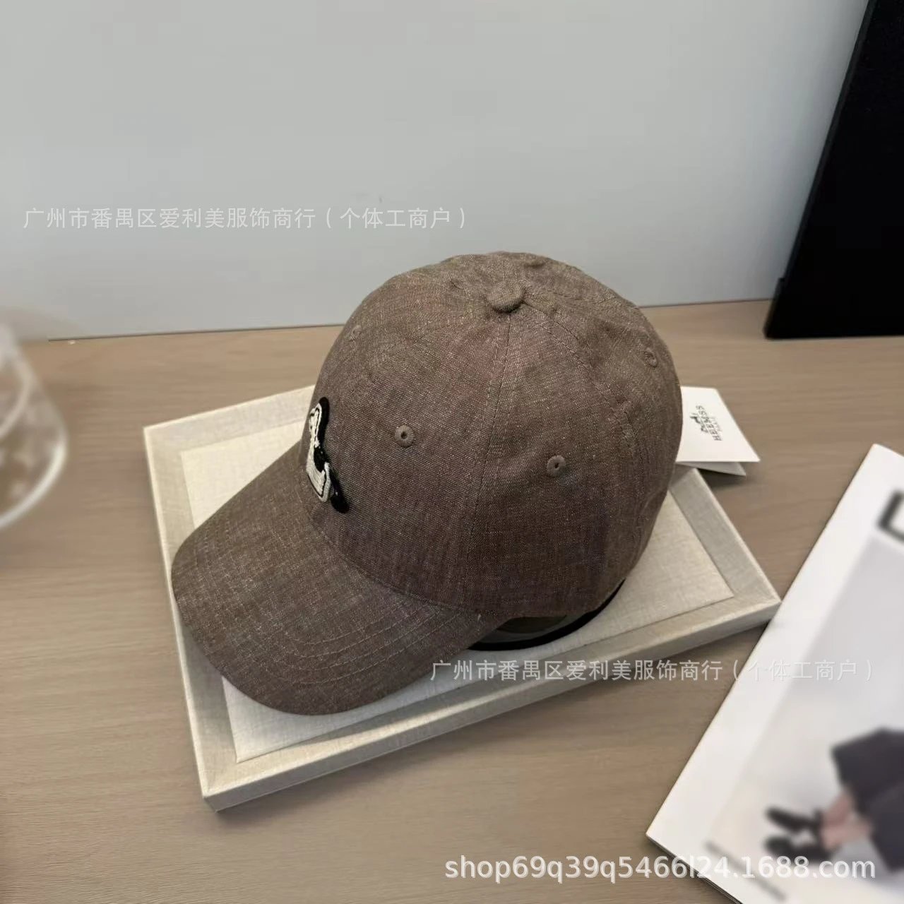 Hermès Hats Embroidered Horse Patch Baseball Cap image 3