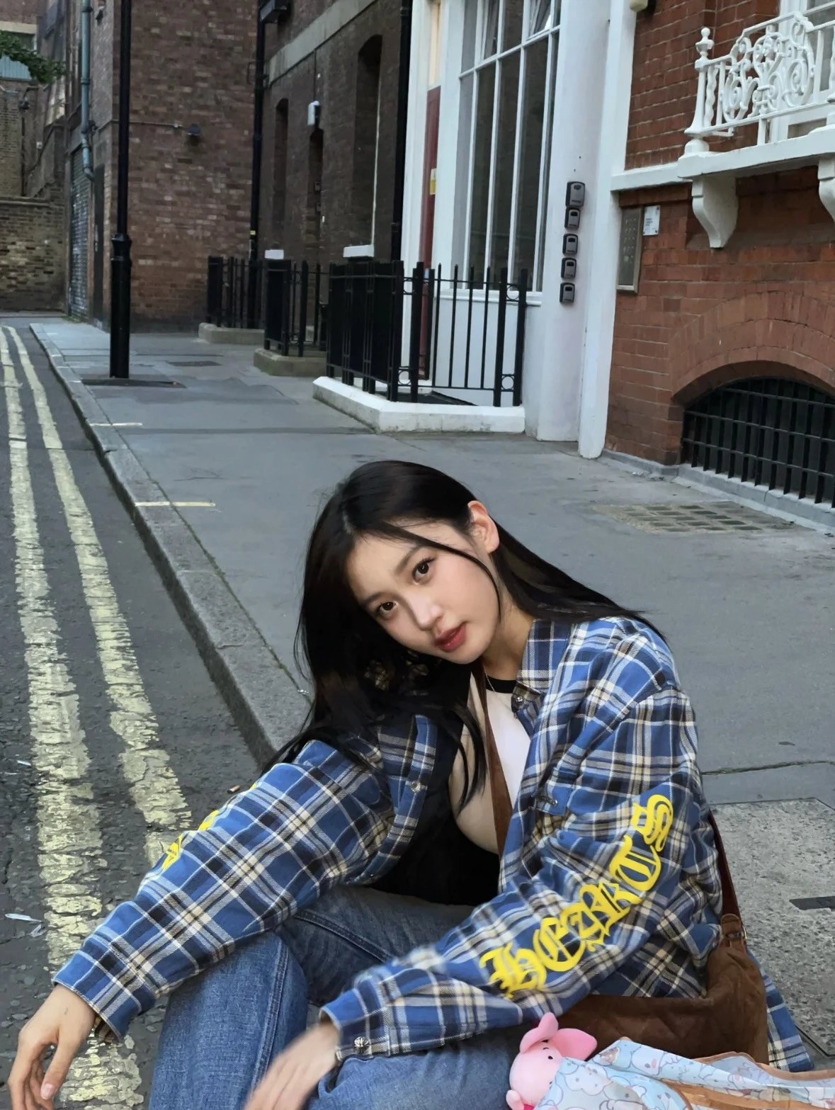 Supreme Plaid Shirt Orange Blue Multicolor Shirt - 3
