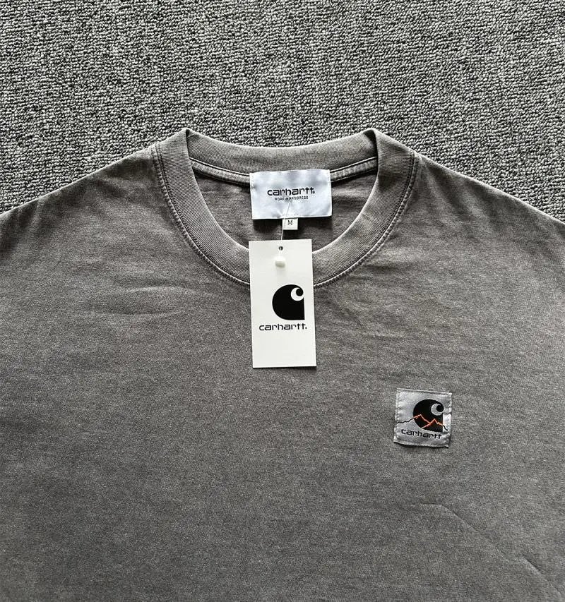 Carhartt Work In Progress Carhartt WIP Acid Wash Brown T-Shirt T-Shirts - 12