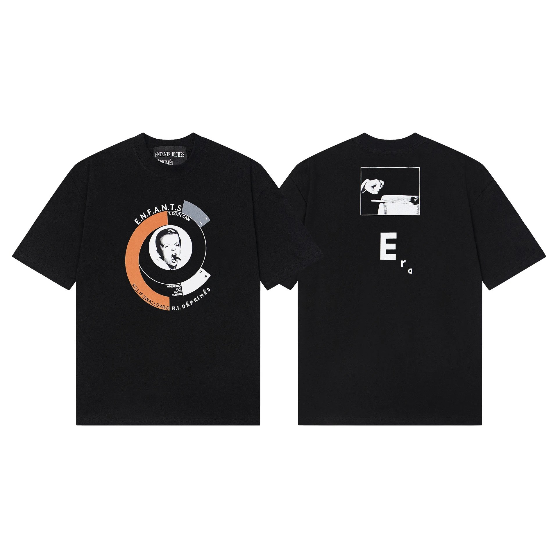 Enfants Riches Déprimés Graphic Print Black T-Shirt - 20