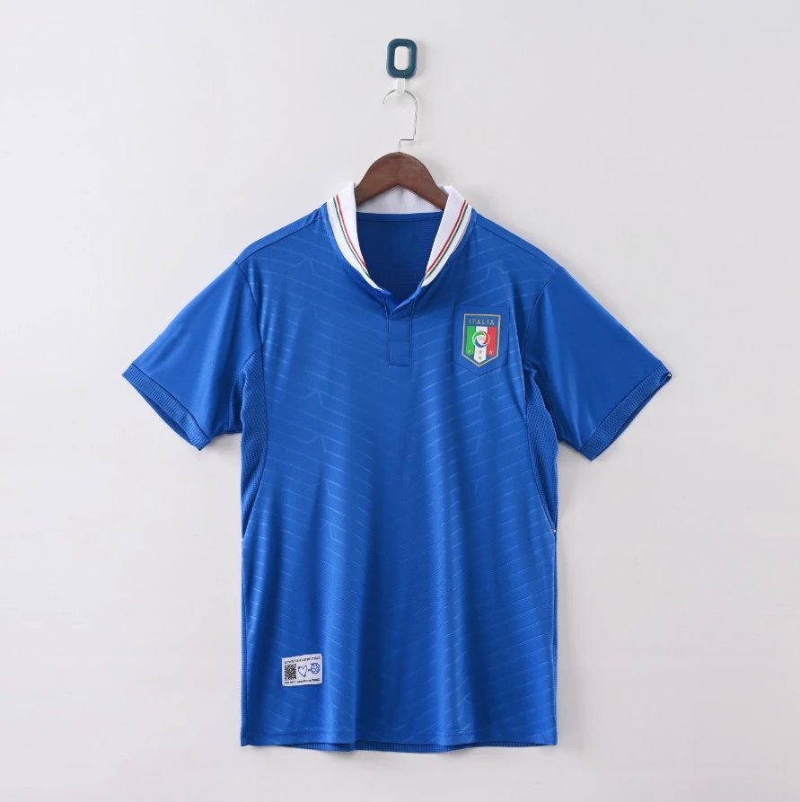Design Spain National Team Retro Jersey Red / Navy Jersey - 3