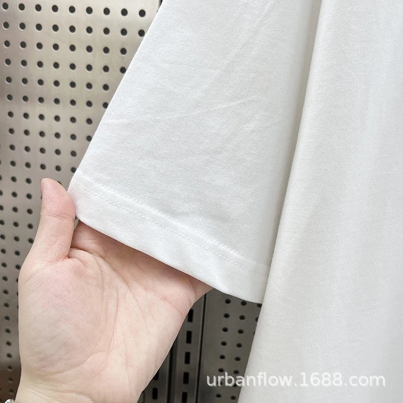 Design Scribble Star Logo White T-Shirt - 7