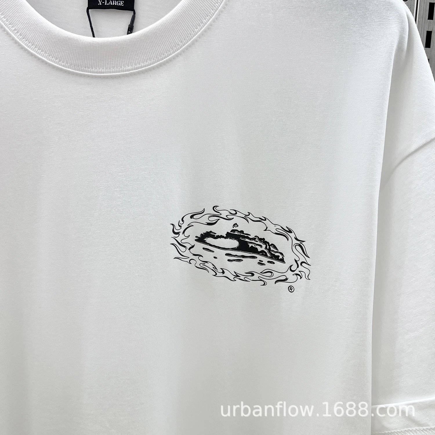 Design UFO Graphic Print Black T-Shirt - 25