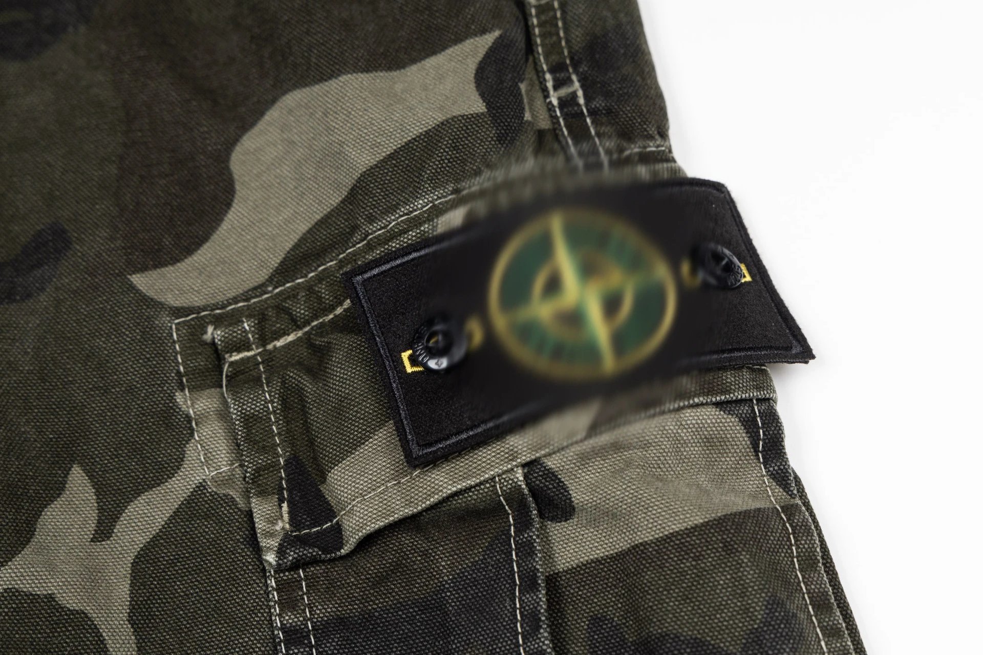 Carhartt Work In Progress Cargo Pants Camo Green Pants - 13