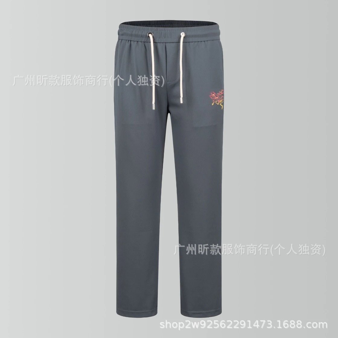 Design Technical Pants Black Full-Open Style Pants - 6