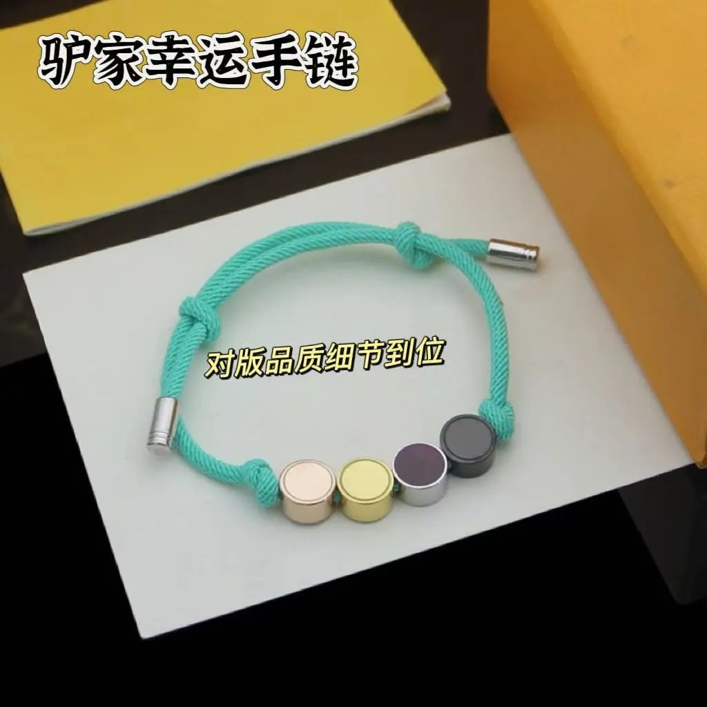Design Lucky Donkey Rope Bracelet Pink Multicolor Bracelets Jewelry - 4