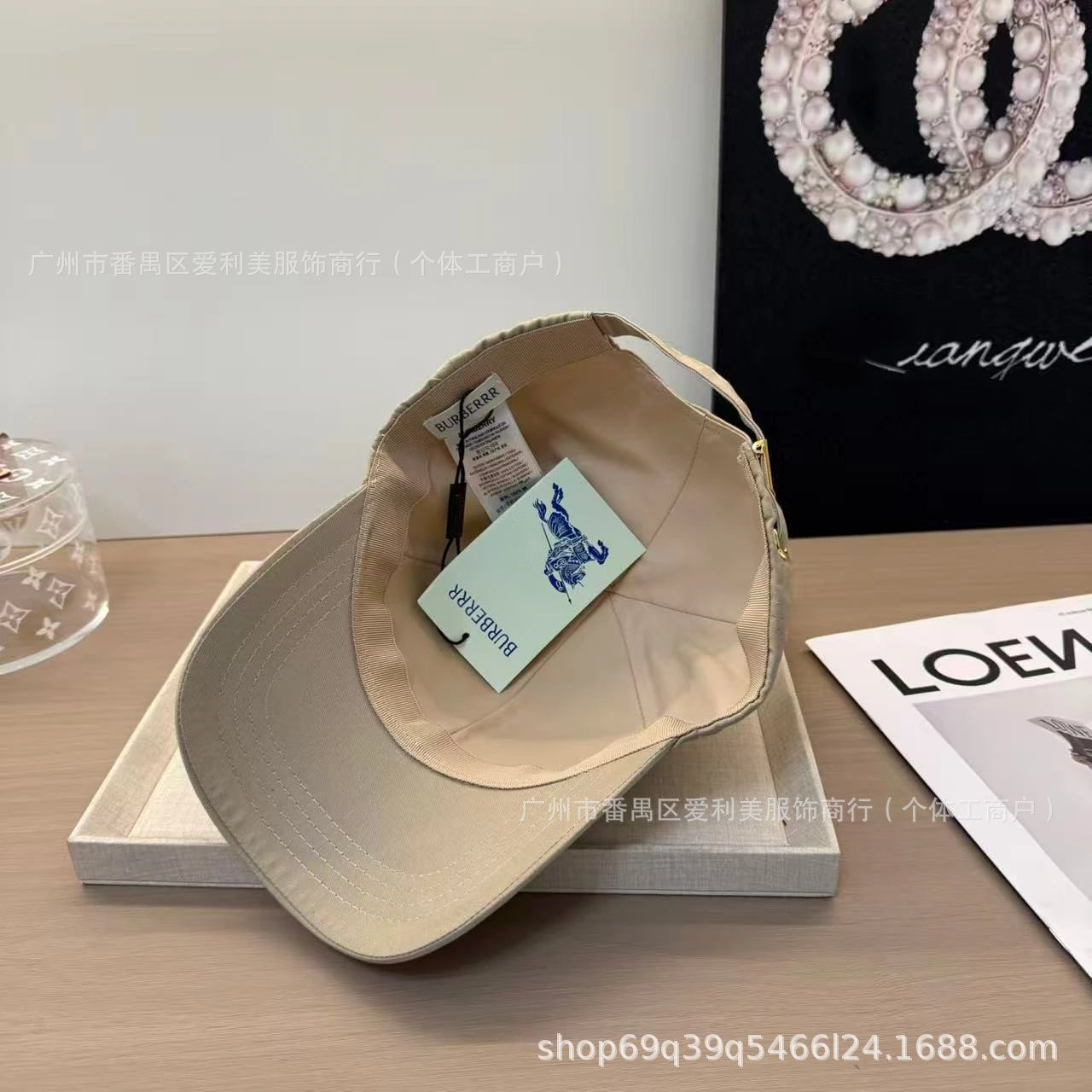 Design Berrr Baseball Cap Beige Embroidered Cap Baseball Cap - 8