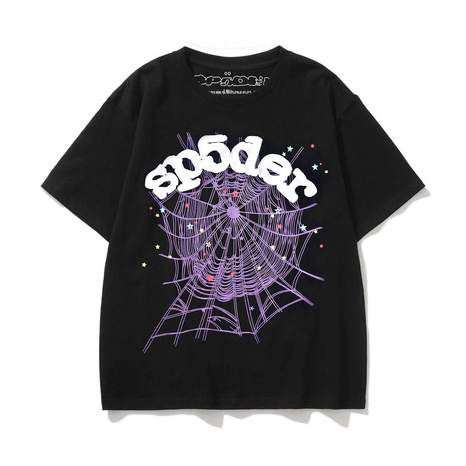 Spider! Spider Web 555 Graphic Black T-Shirt - 10