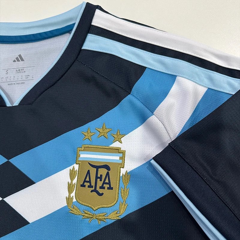 Adidas Argentina National Team Away Jersey Navy Blue - 12