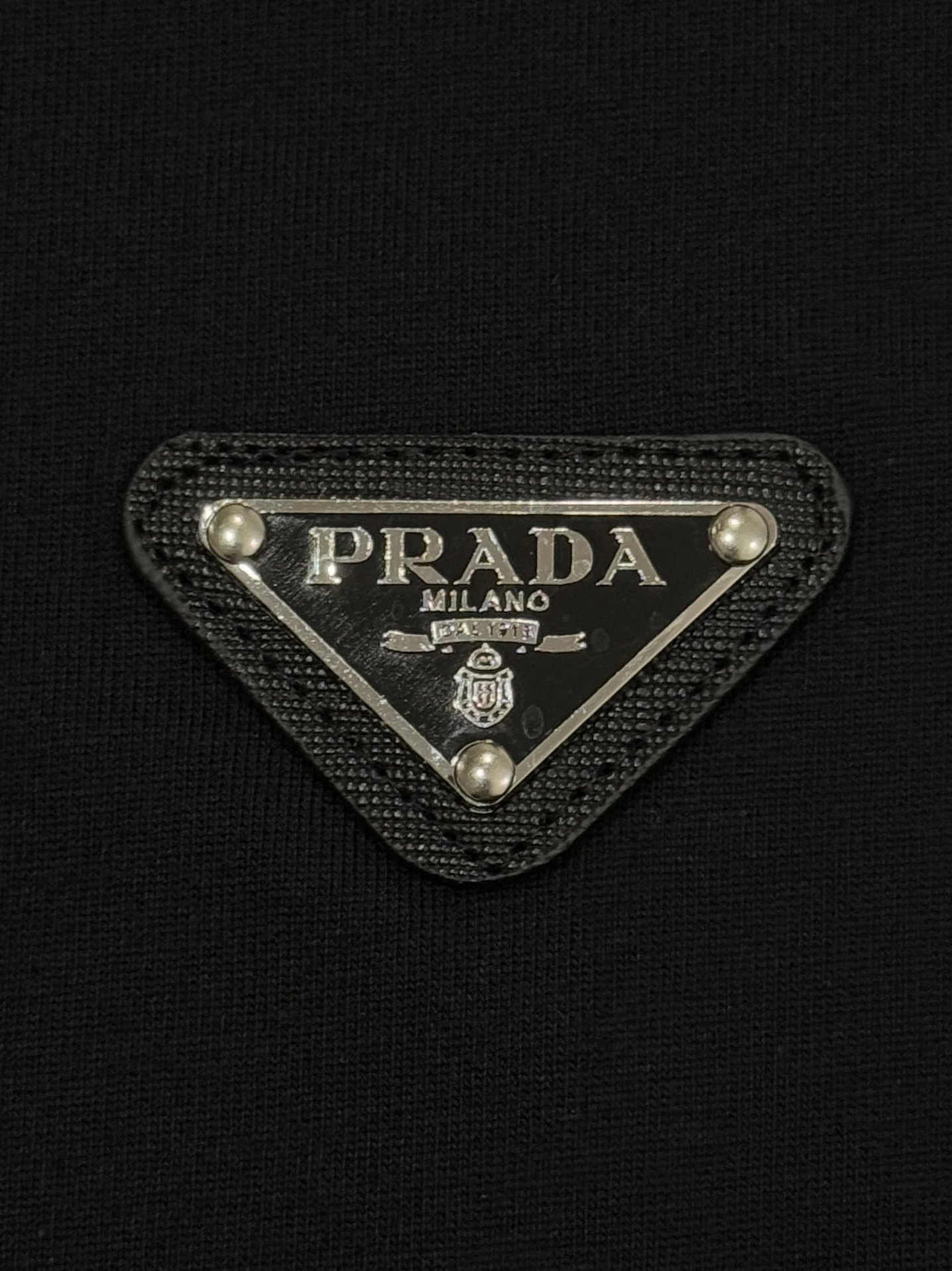 Prada Logo Print White T-Shirt - 4