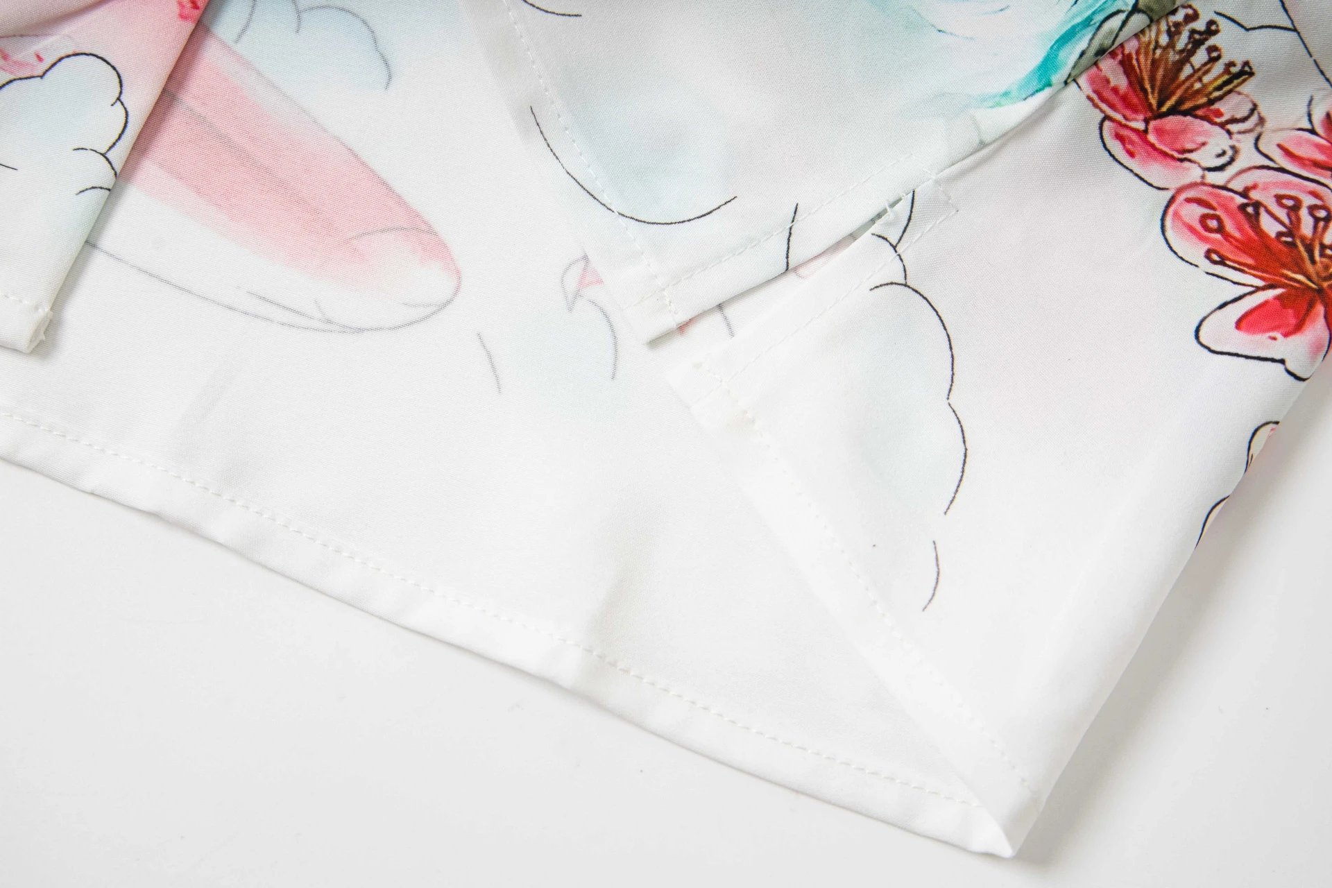 Casablanca Resort Print Long-Sleeve Shirt White - 28