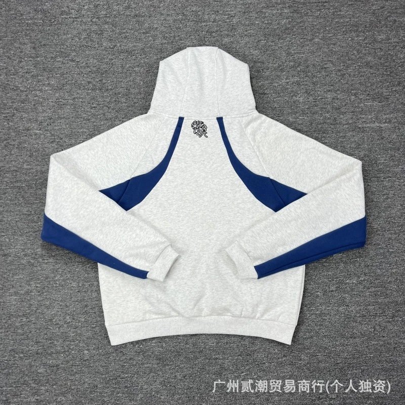 Design Color-Block Hoodie Gray / Black - 12
