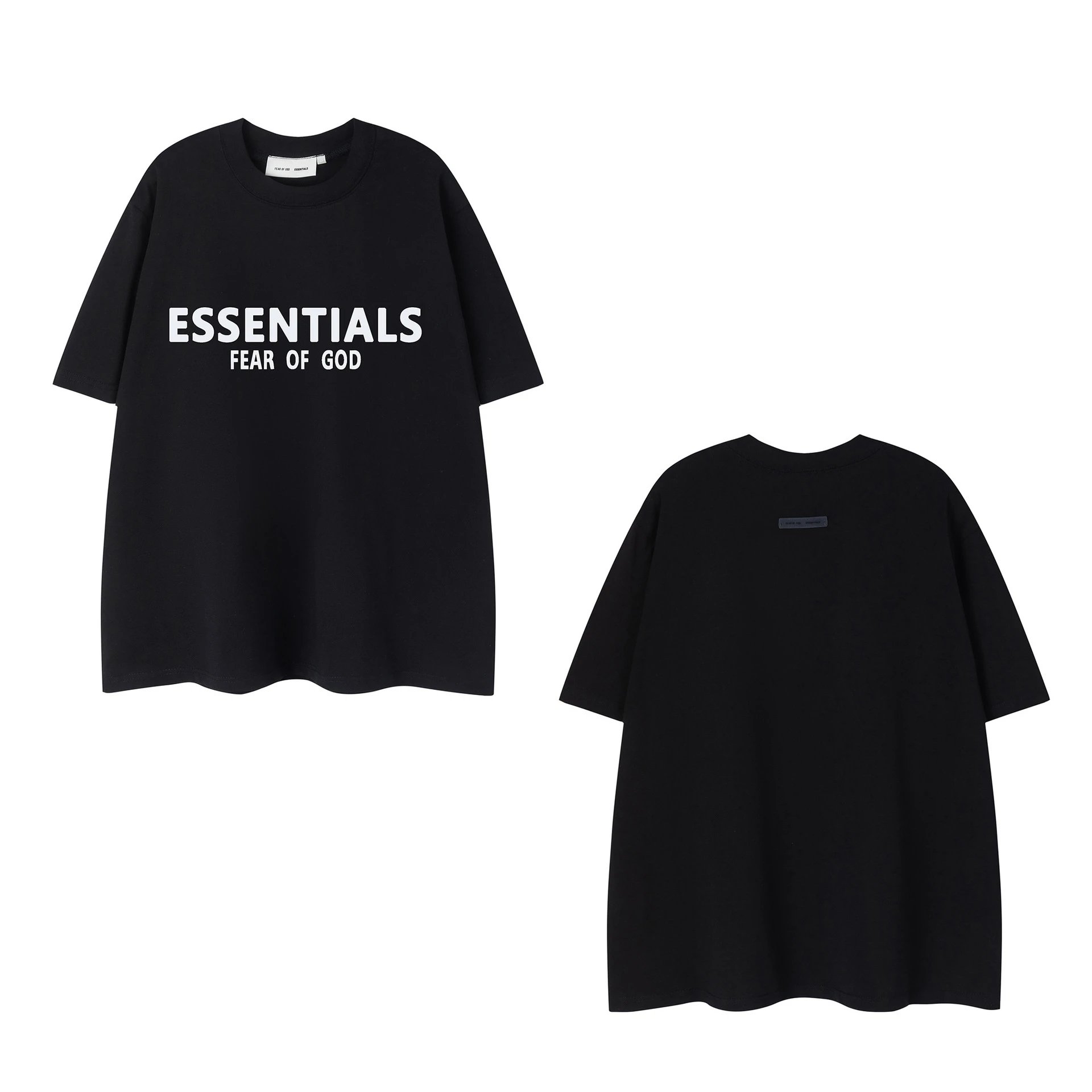 Fear of God Essentials Logo-Print Drawstring Shorts Black - 15