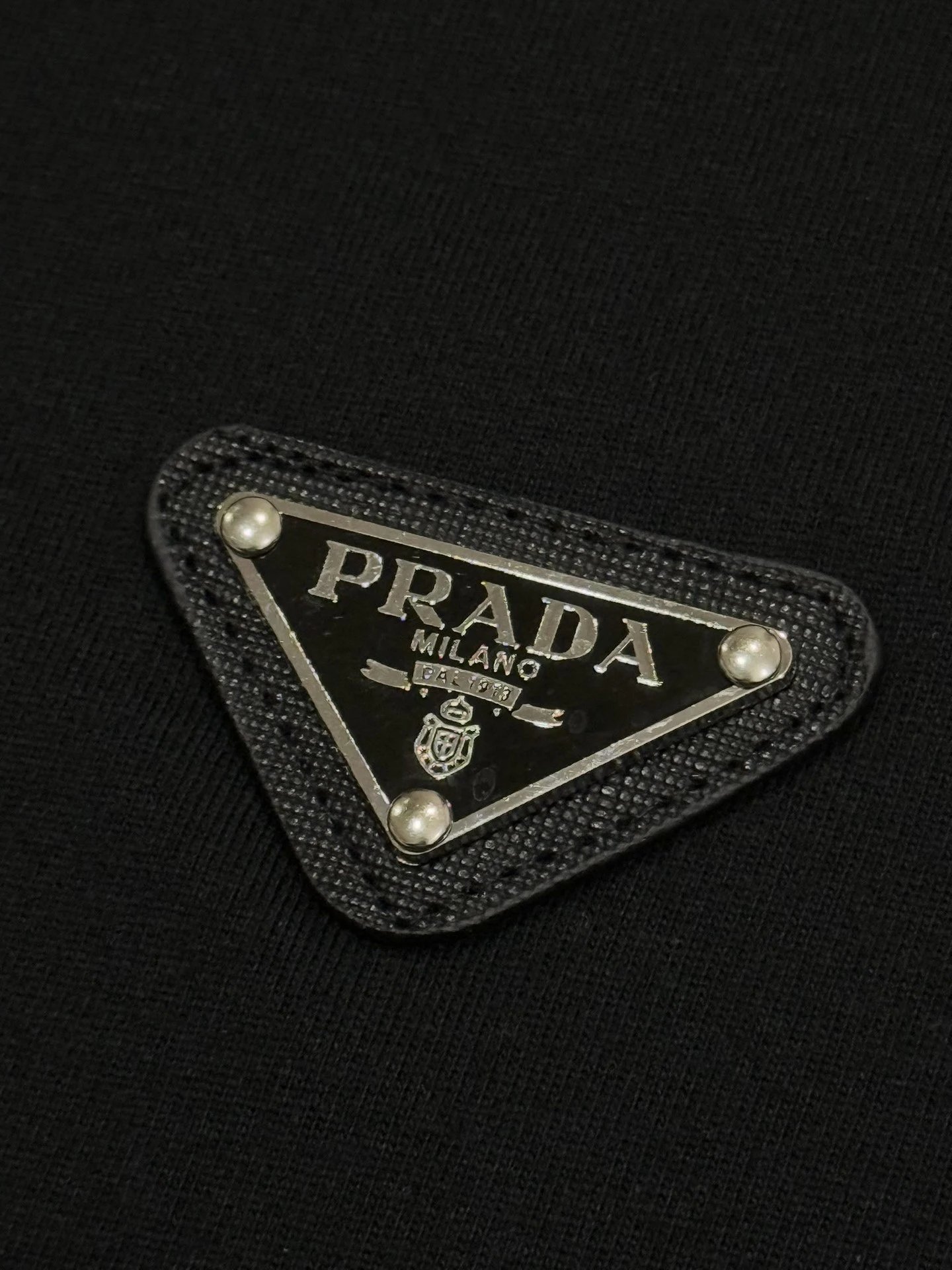 Prada Logo Print White T-Shirt - 5