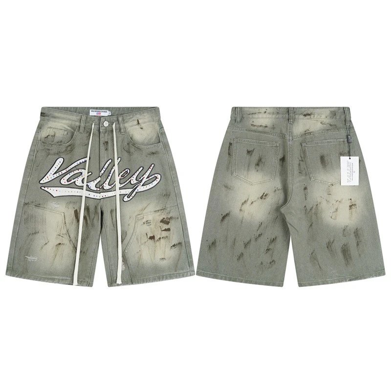 Design Valley Denim Shorts Blue Wash Shorts - 23