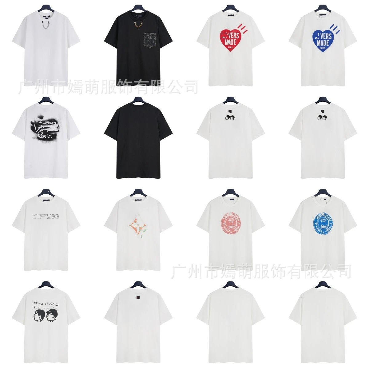Design Embroidered Logo White T-Shirt - 5