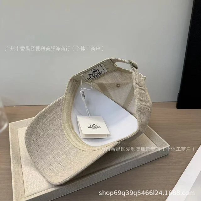 Hermès Hats Embroidered Horse Patch Baseball Cap product detail image 16