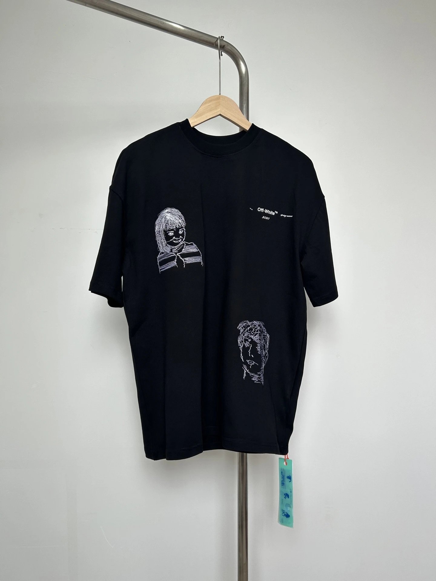 Off-White Sketch Print T-Shirt White - 3