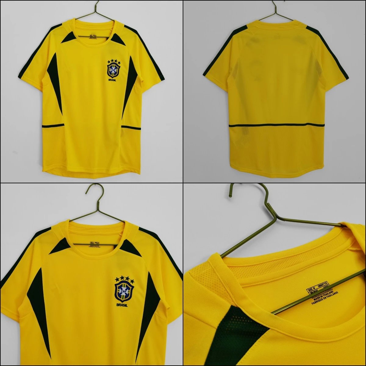 CBF Brazil National Team Home Jersey Yellow / Green - 3