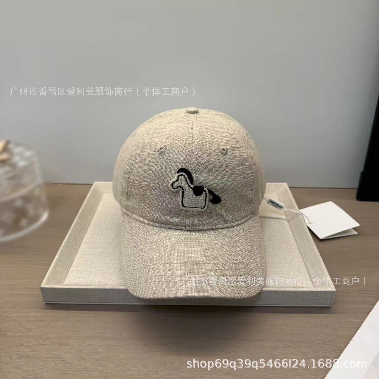Hermès Horse Motif Embroidered Black Baseball Cap - 15
