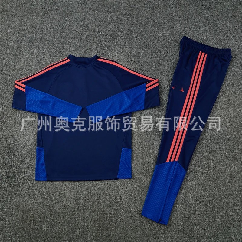 Adidas Colombia National Team Training Set Navy Blue Yellow Red Tracksuit - 10